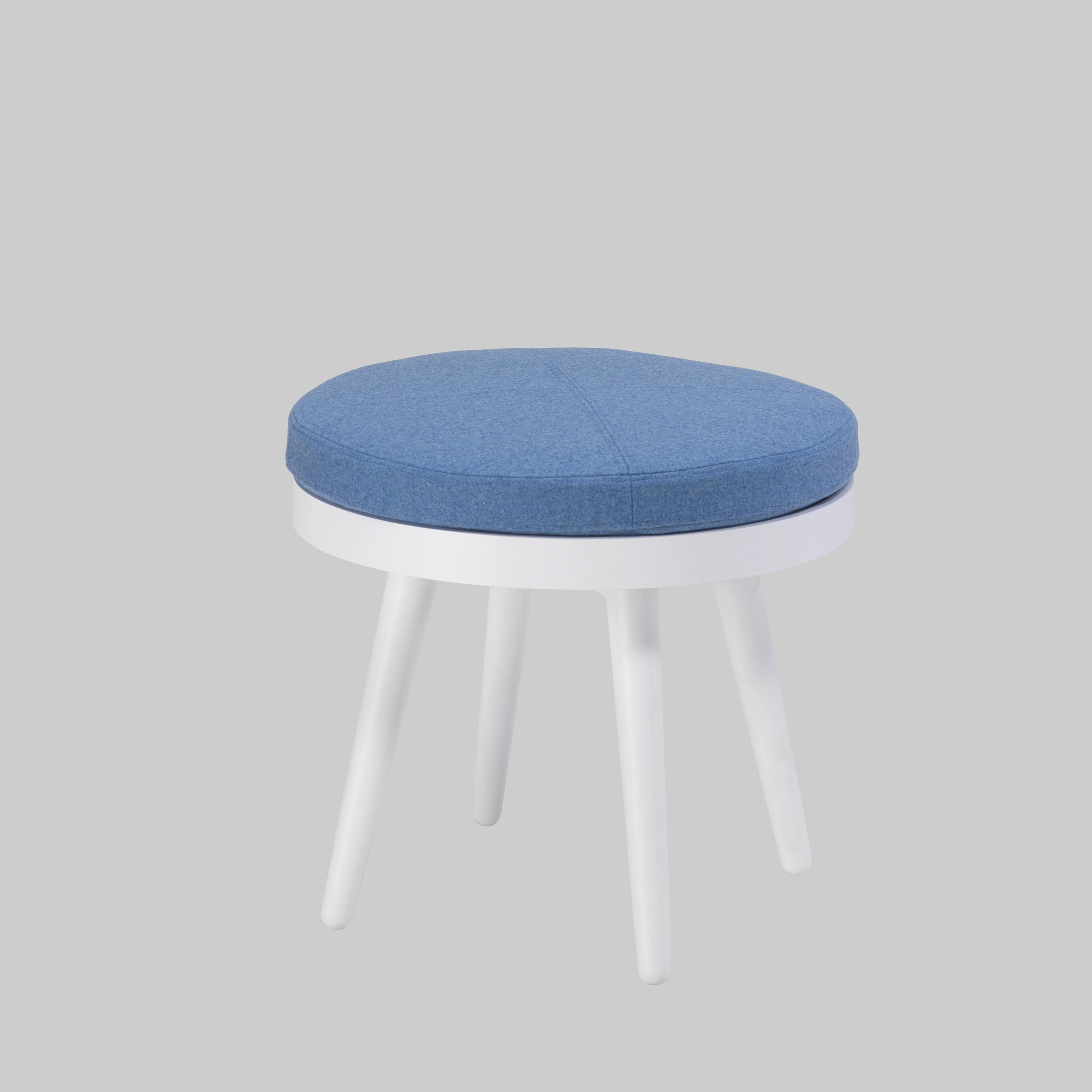 Hocker ALMA Hellblau / Weiss mieten bei ADEXPO