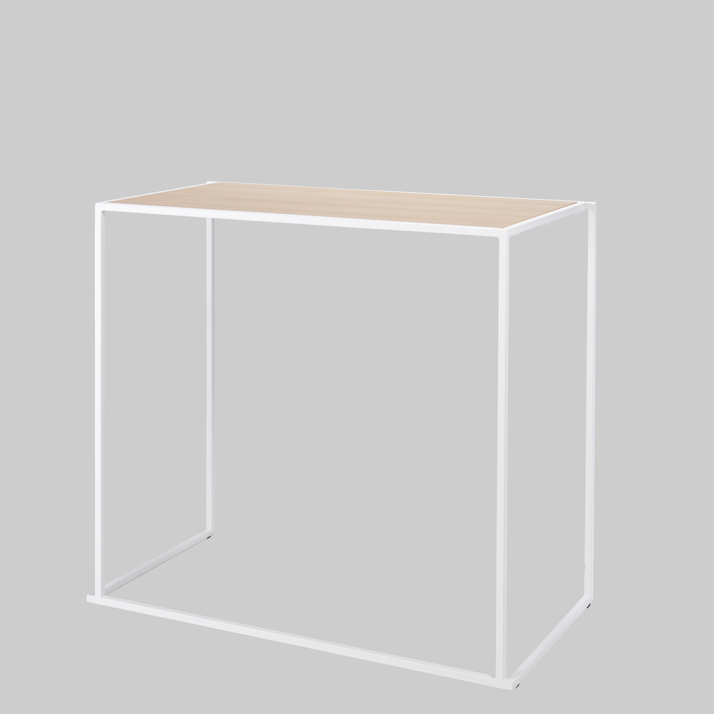 Stehtisch QUADRUM 120×60 Eiche / Weiss mieten bei ADEXPO