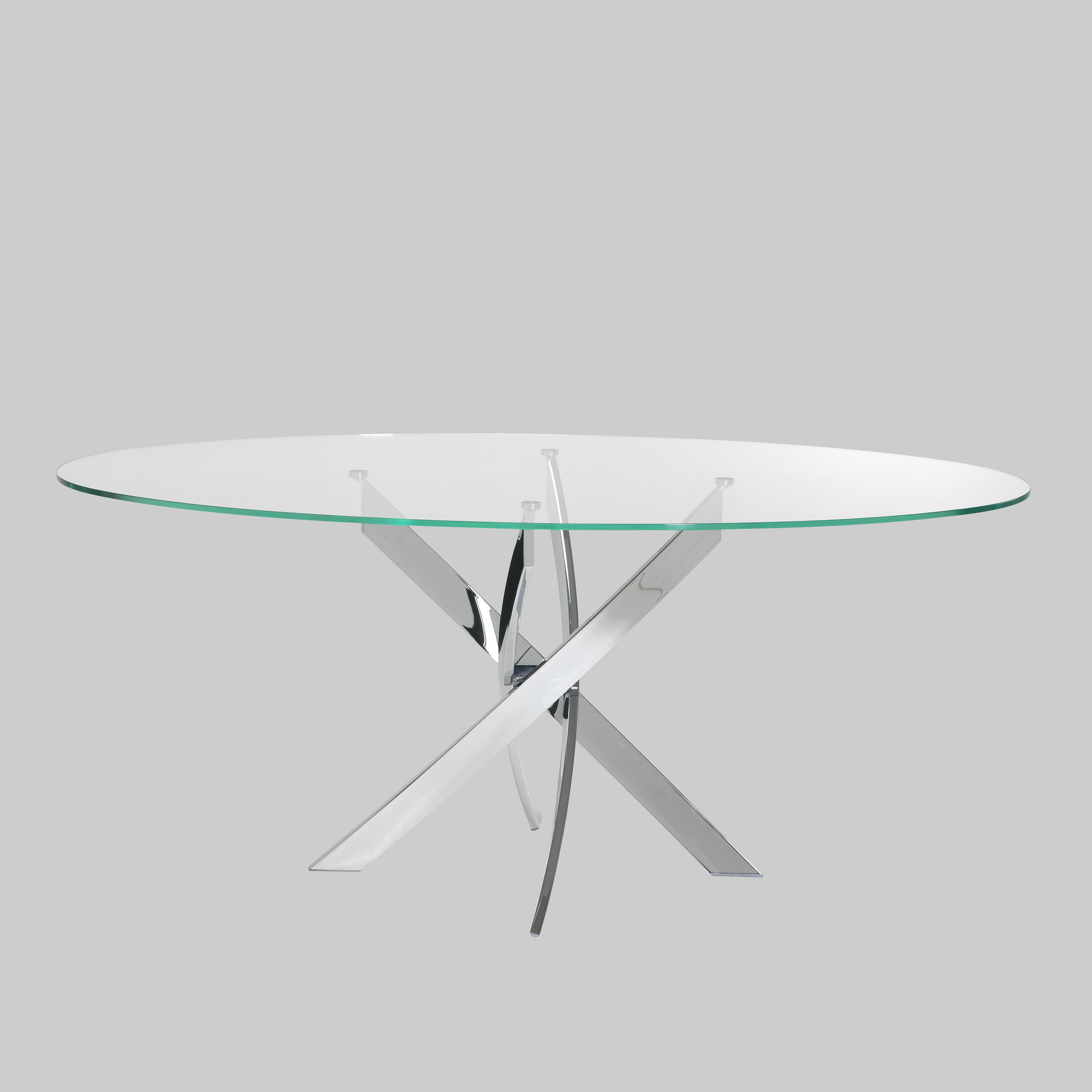 Sitztisch BARONE 180×115 Transparent / Weiss mieten bei ADEXPO