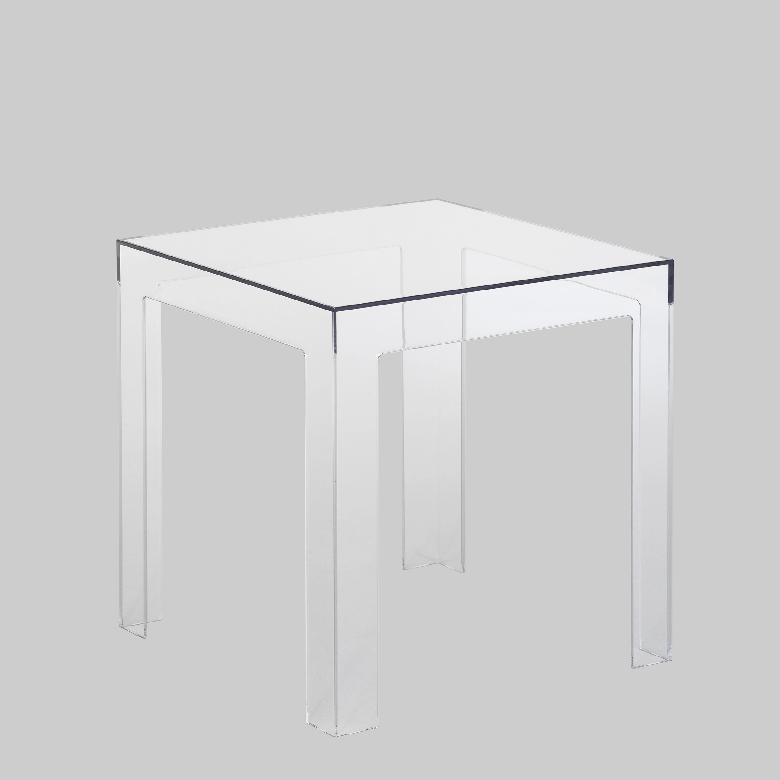 Beistelltisch JOLLY 40×40 Transparent / Transparent mieten bei ADEXPO
