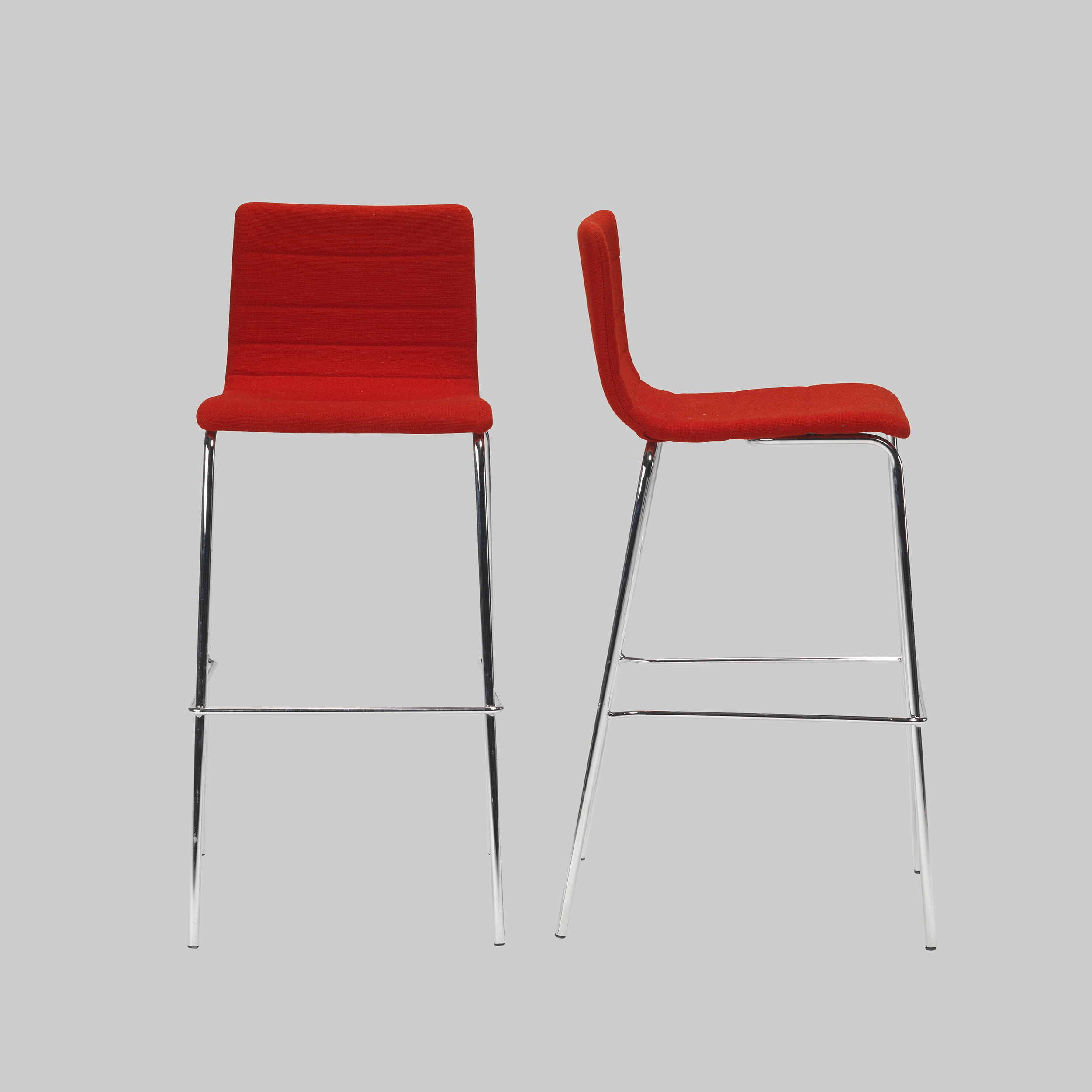 Barhocker FARO Rot / Chrom mieten bei ADEXPO