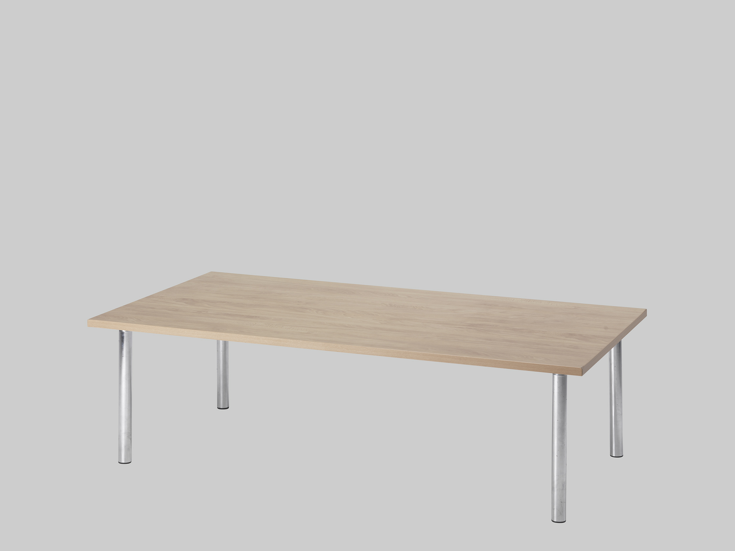 Beistelltisch TWISTER 150×80 Eiche / Chrom mieten bei ADEXPO