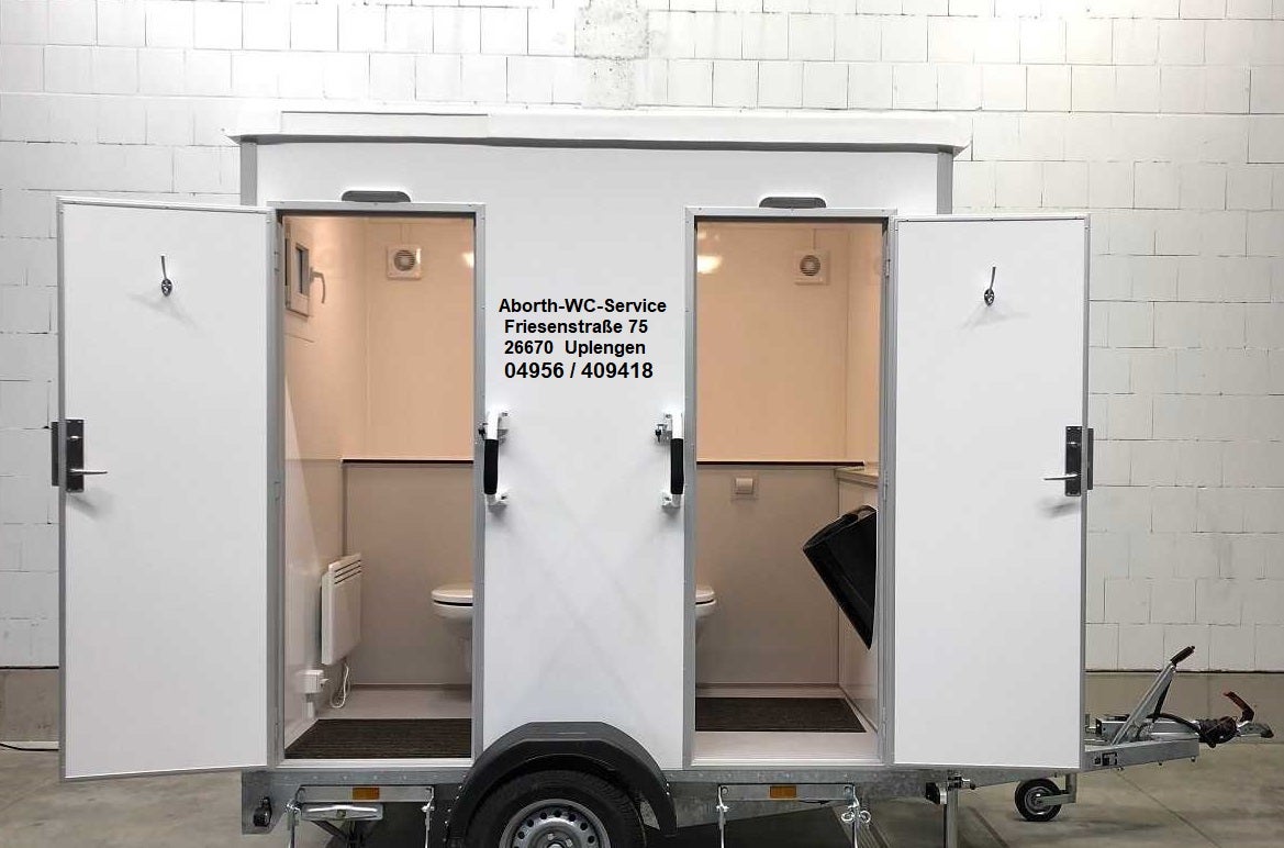 Toilettenwagen Nr. 11 getrennte Damen / Herrenabteilung Vollausstattung Mod.2024
