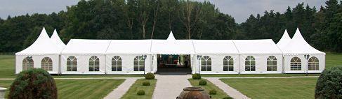 Pagodenzelt 5 x 5 m weiß, Zelt für Hochzeit – 3