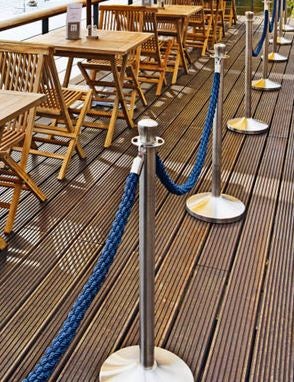 Absperrkordel (silber/blau) – 2