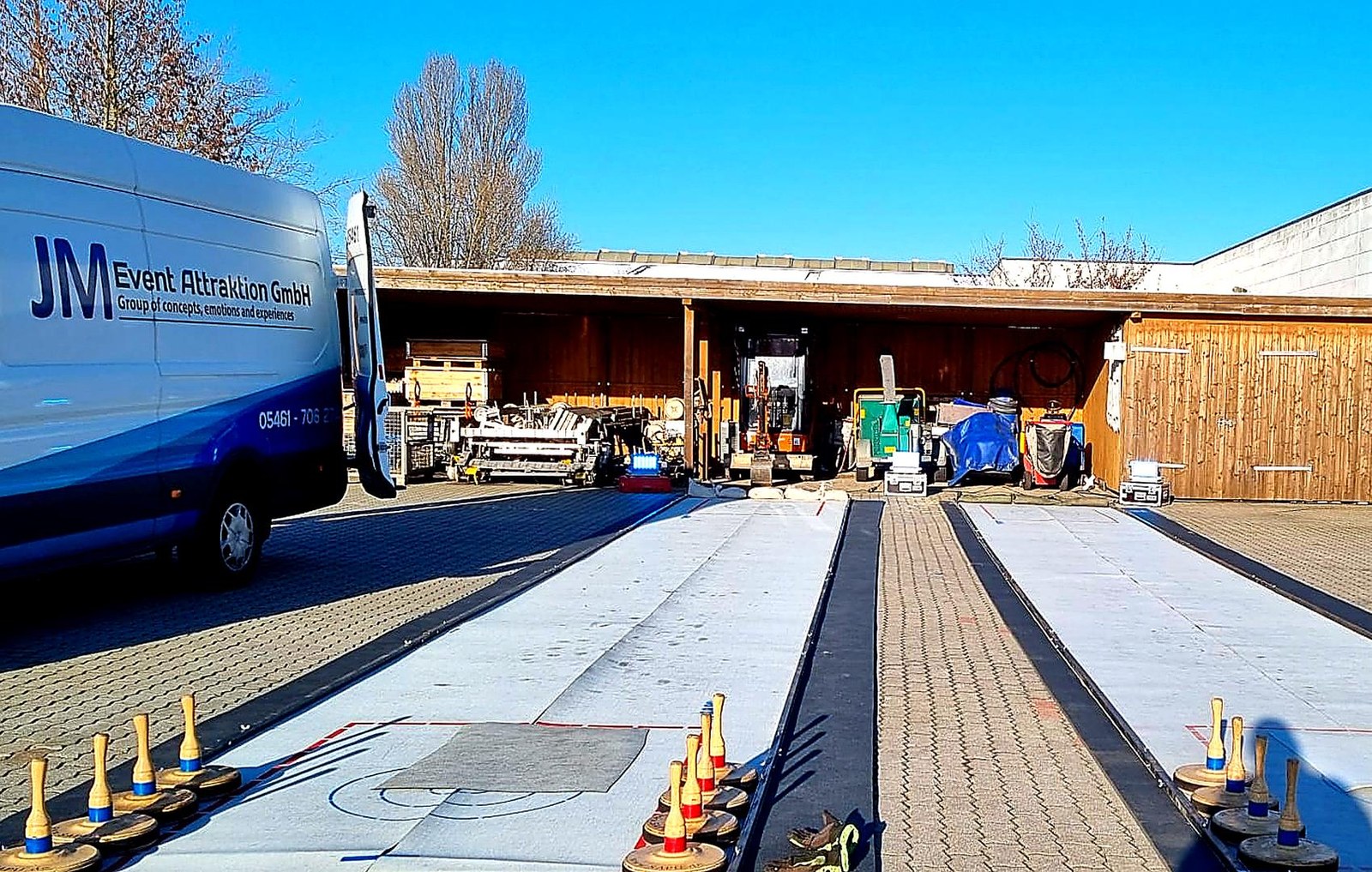 Mobile Eisstockbahn mieten in Bramsche – 3