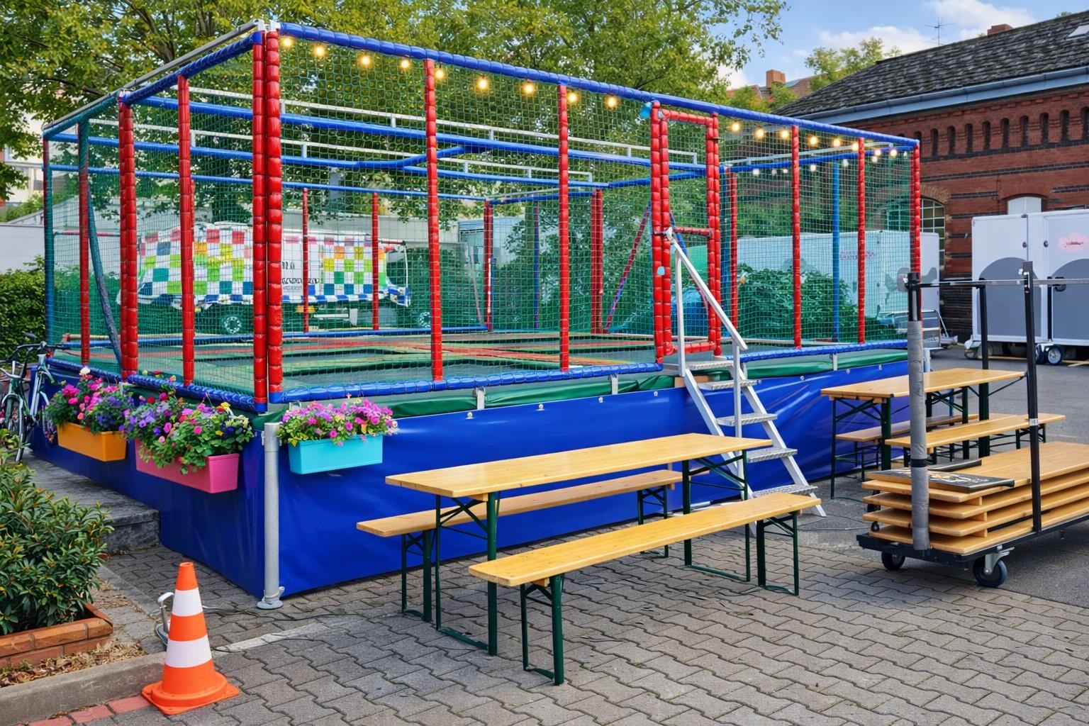 Sechser Trampolin – Jump and Fun mieten in Bramsche – 2