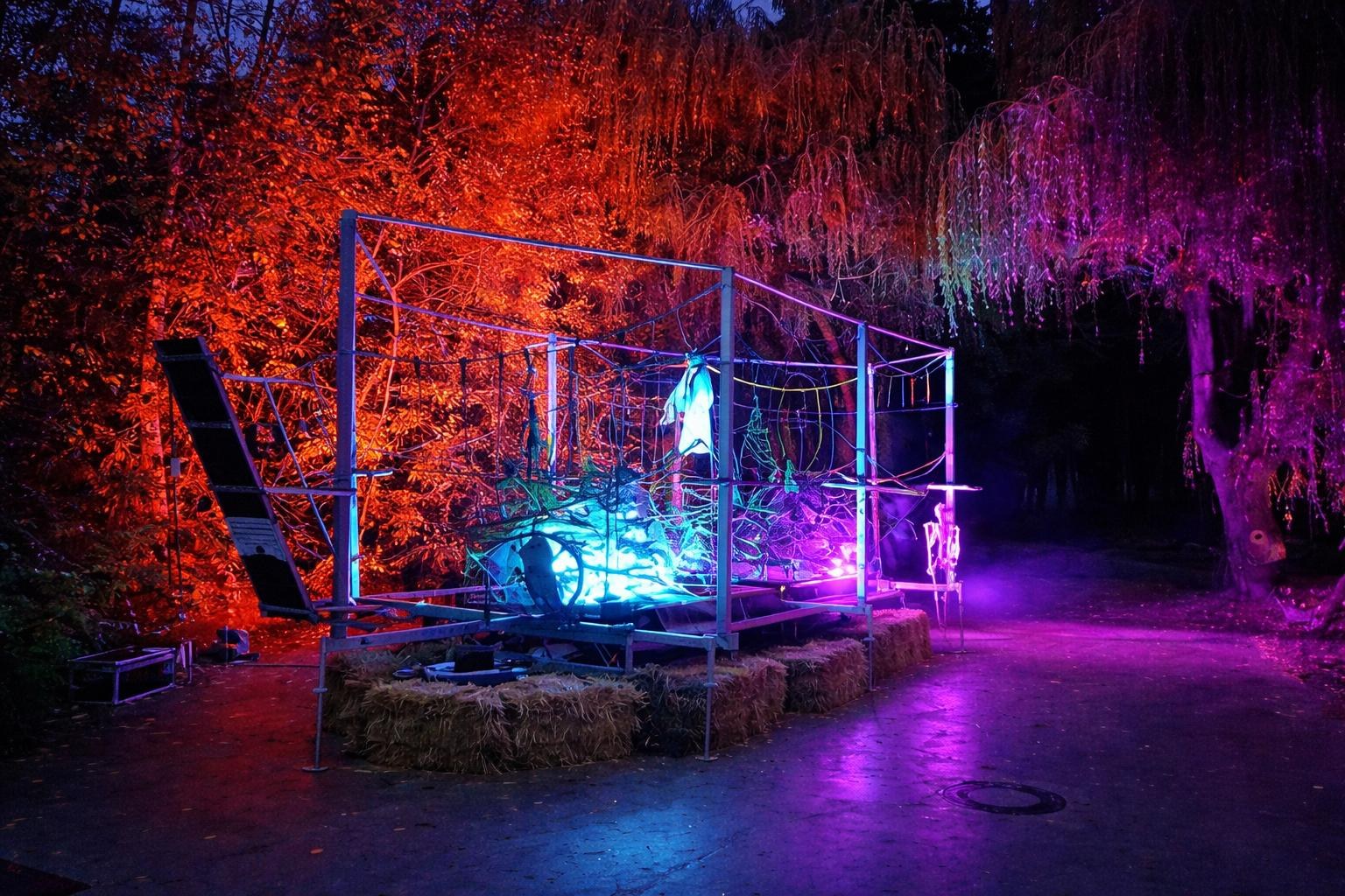 Klettern im Geisterwald– Co2 neutral - mobiler Kinderhochseilgarten mieten in Bramsche