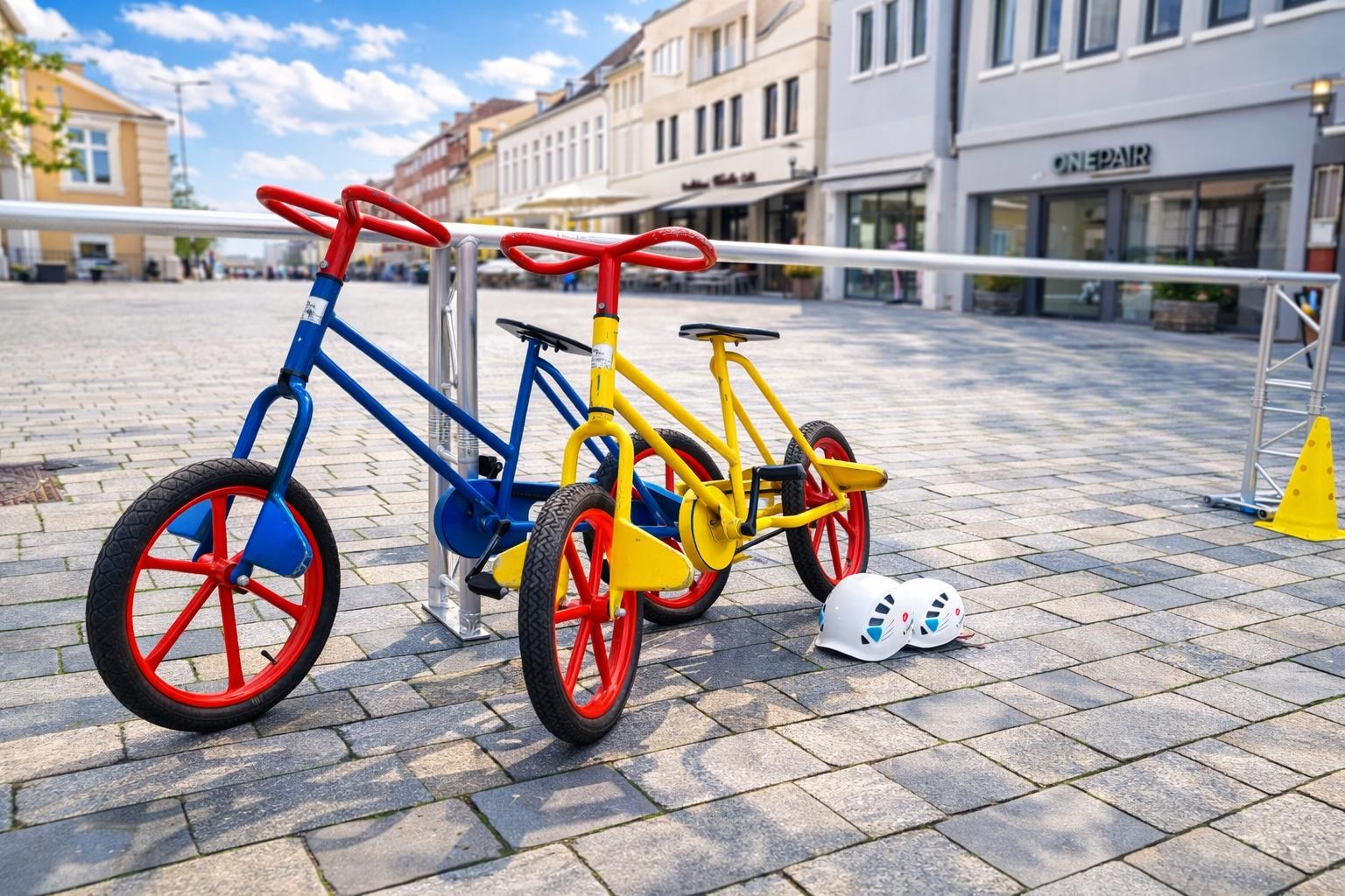 Wackelfahrräder – Kultspaß für jedes Event mieten in Bramsche