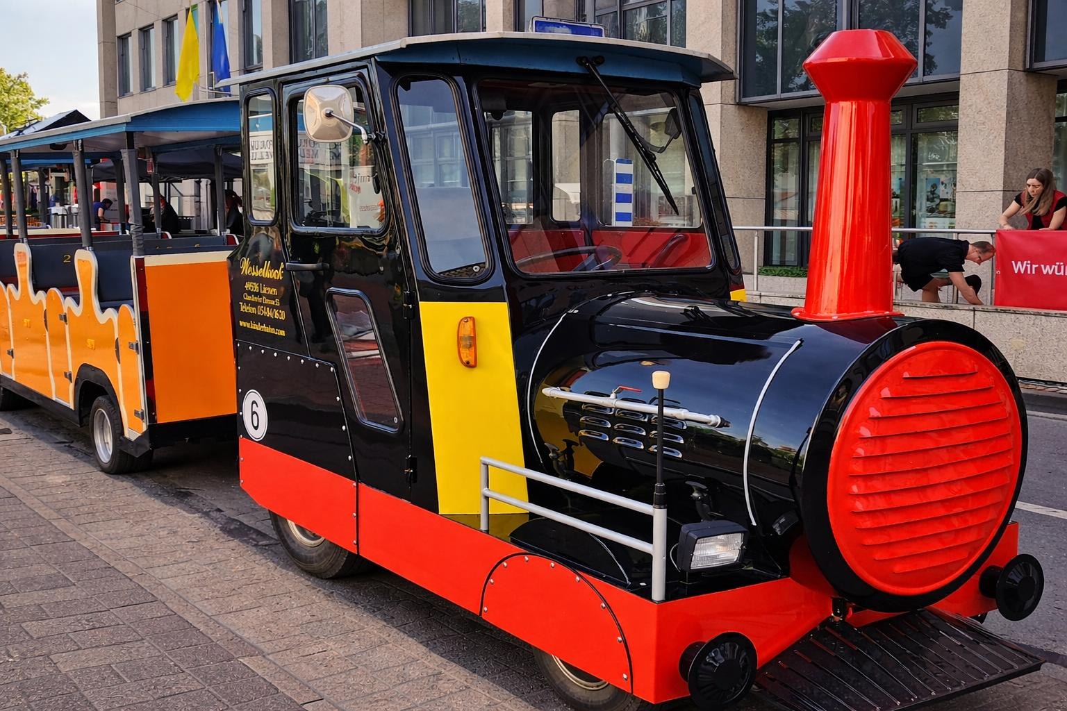 Bimmelbahn - Wege- und Messebahn inkl. $ 70 der Straßenverkehrs-Zulass mieten in Bramsche – 3