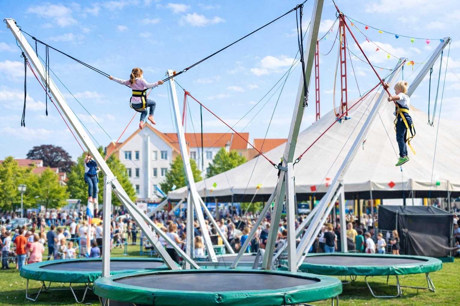 Vierer Trampolin – Quadro Jump mieten in Bramsche – 3