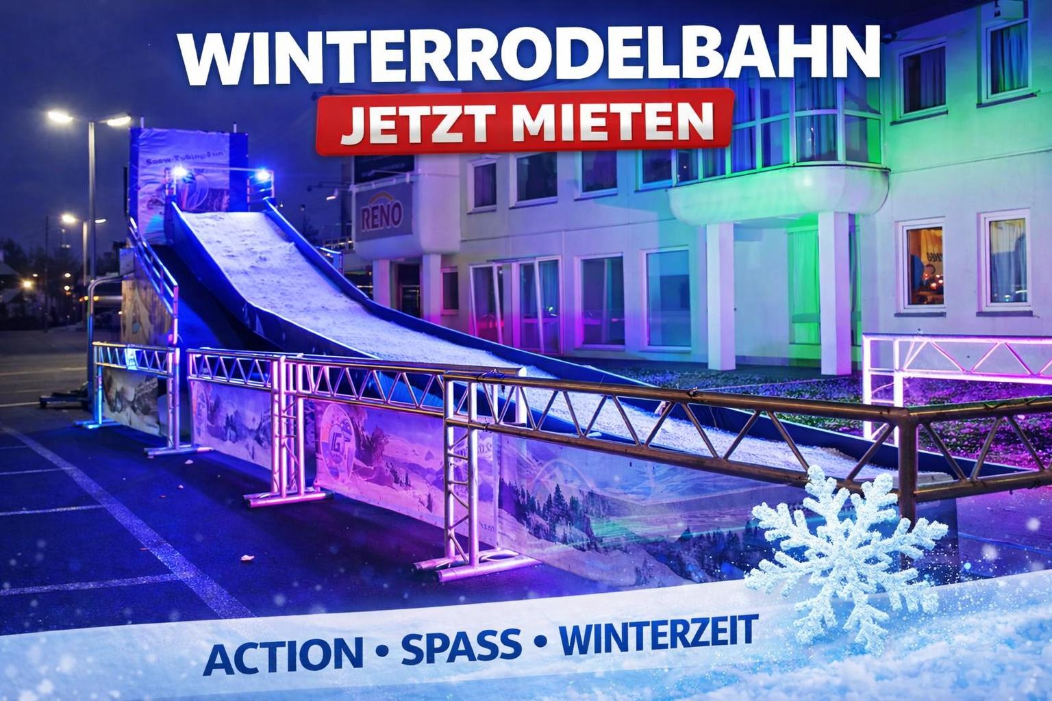 Mobile Winterrodelbahn mieten in Bramsche