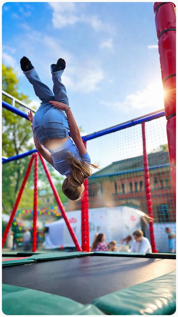 Sechser Trampolin – Jump and Fun mieten in Bramsche – 3