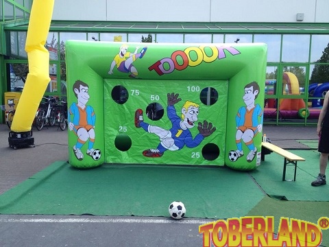 Luft Torwand mit Speedkick mieten bei TOBERLAND, Inhaber Christian Duit