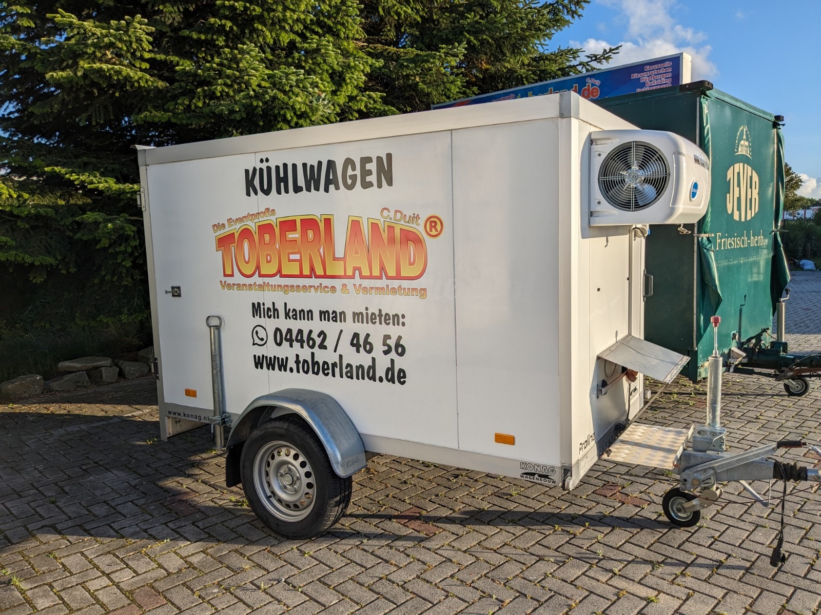 Kühlanhänger mieten bei TOBERLAND, Inhaber Christian Duit