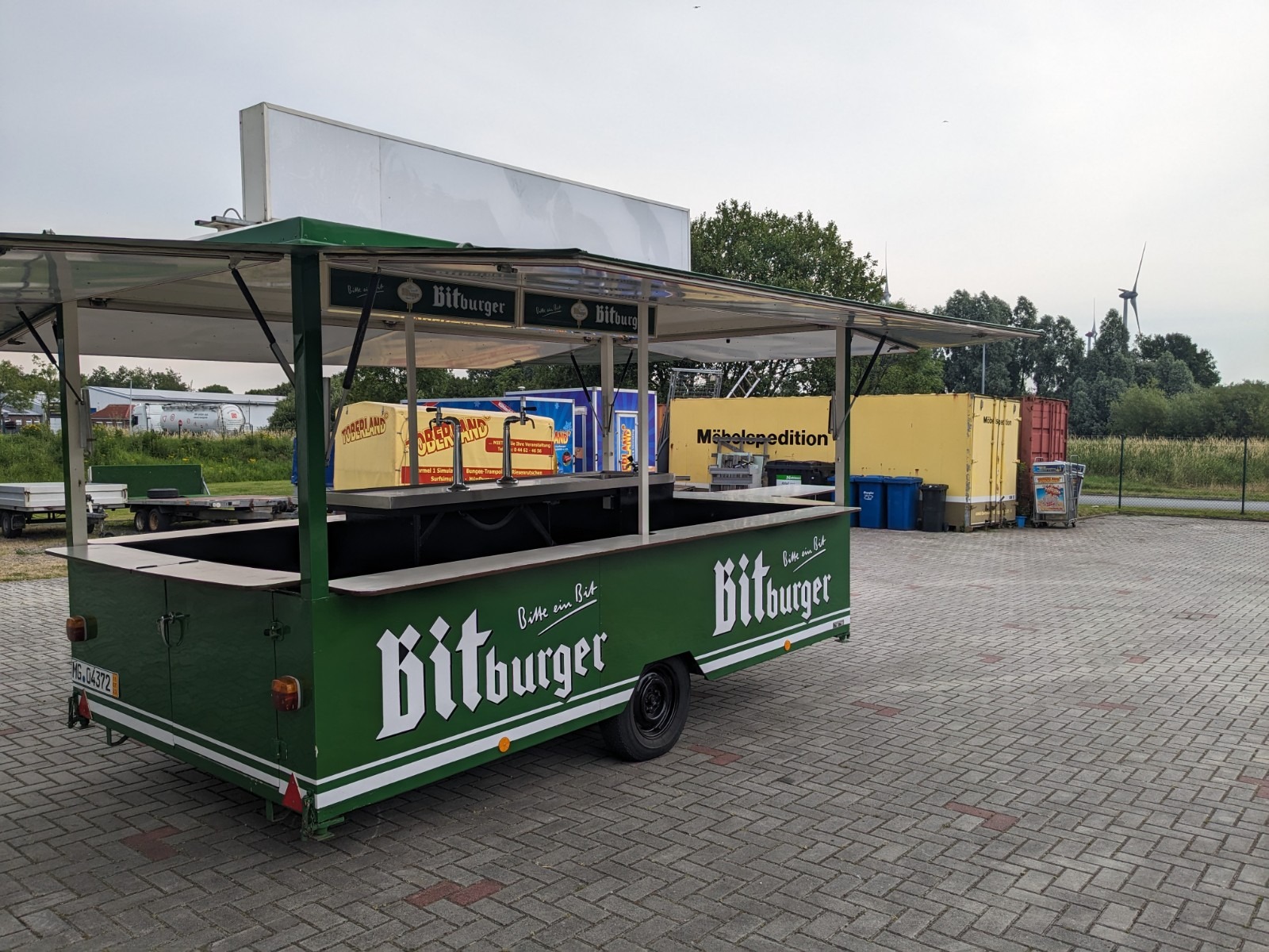 Bitburger Bierwagen, Zapfwagen, Ausschank mieten bei TOBERLAND, Inhaber Christian Duit