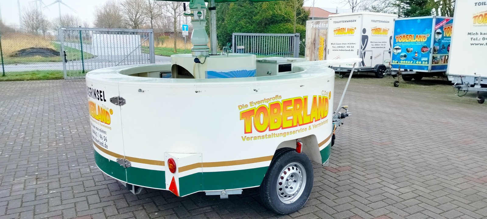Bierinsel / Ausschankwagen / Partyinsel mieten bei TOBERLAND, Inhaber Christian Duit
