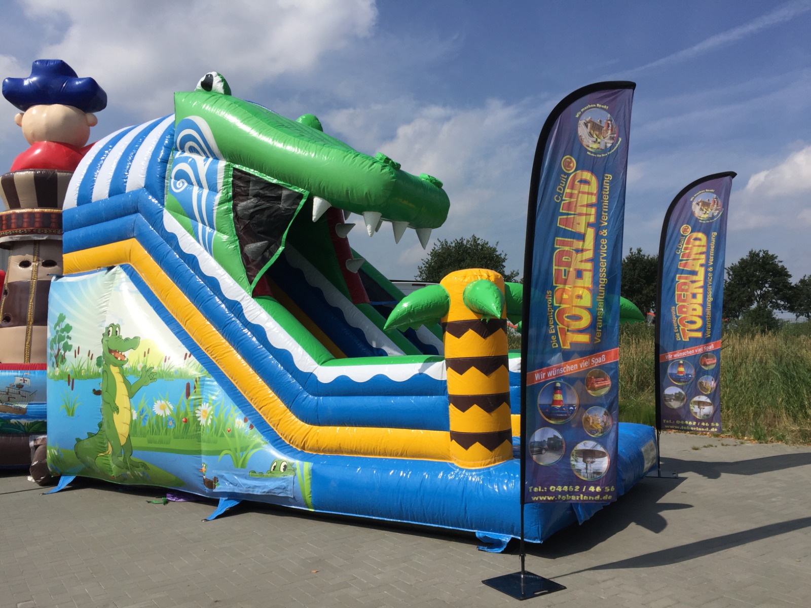 Risenrutsche Croco small mieten bei TOBERLAND, Inhaber Christian Duit