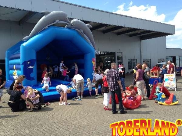 Hüpfburg „Profi“ Delphin mieten bei TOBERLAND, Inhaber Christian Duit