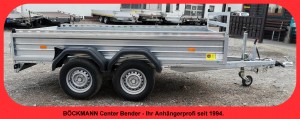 Nr. 37 - E-Dreiseitenkipper m. Gitteraufsatz / 3,24 m x 1,80 m x 0,40 m mieten