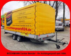 Nr. 9 - Kastenanhänger mit Plane / 3,06 m x 1,65 m x 1,80 m mieten