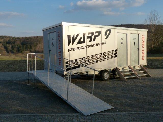 Toilettenwagen zu vermieten / WC Wagen / Sanitär / Winterfest