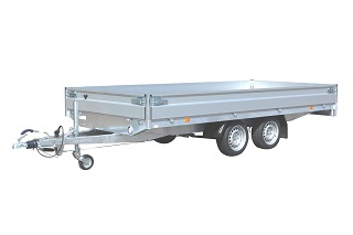 Mietanhaenger Gruppe F (2700 kg) offen, 405 x 200 x 30 cm mieten