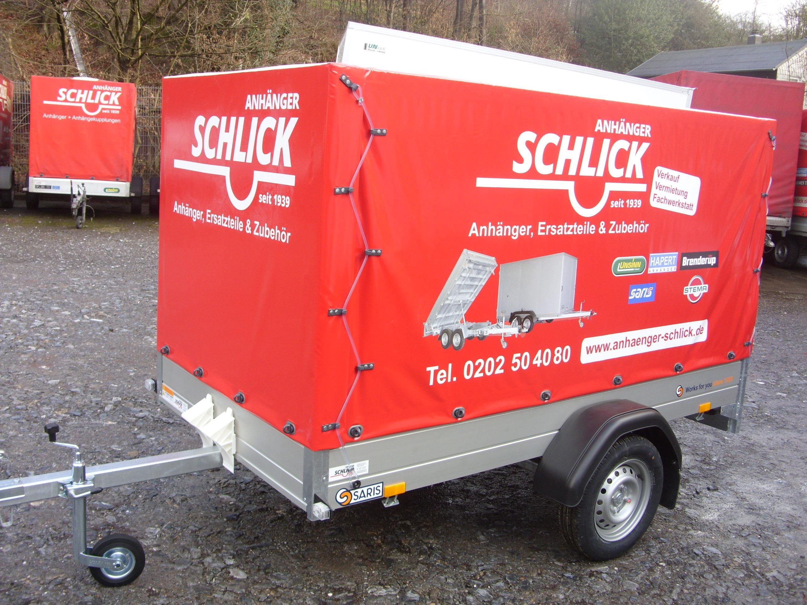 Mietanhaenger Gruppe B (750 kg) Hochplane, 255 x 133 x 140 cm mieten