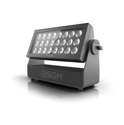 SGM P6 LED Fluter 24x24W RGBW IP66 DMX RDM wireless
