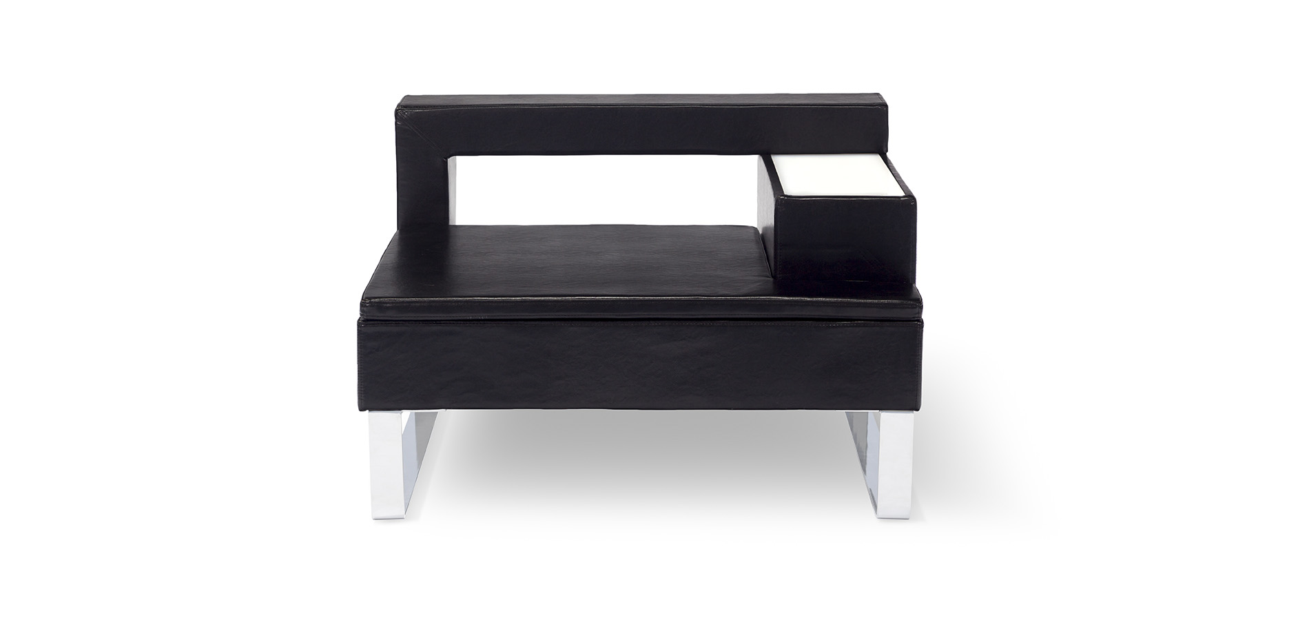 Cubix Ecke links schwarz mieten bei Furn4Rent