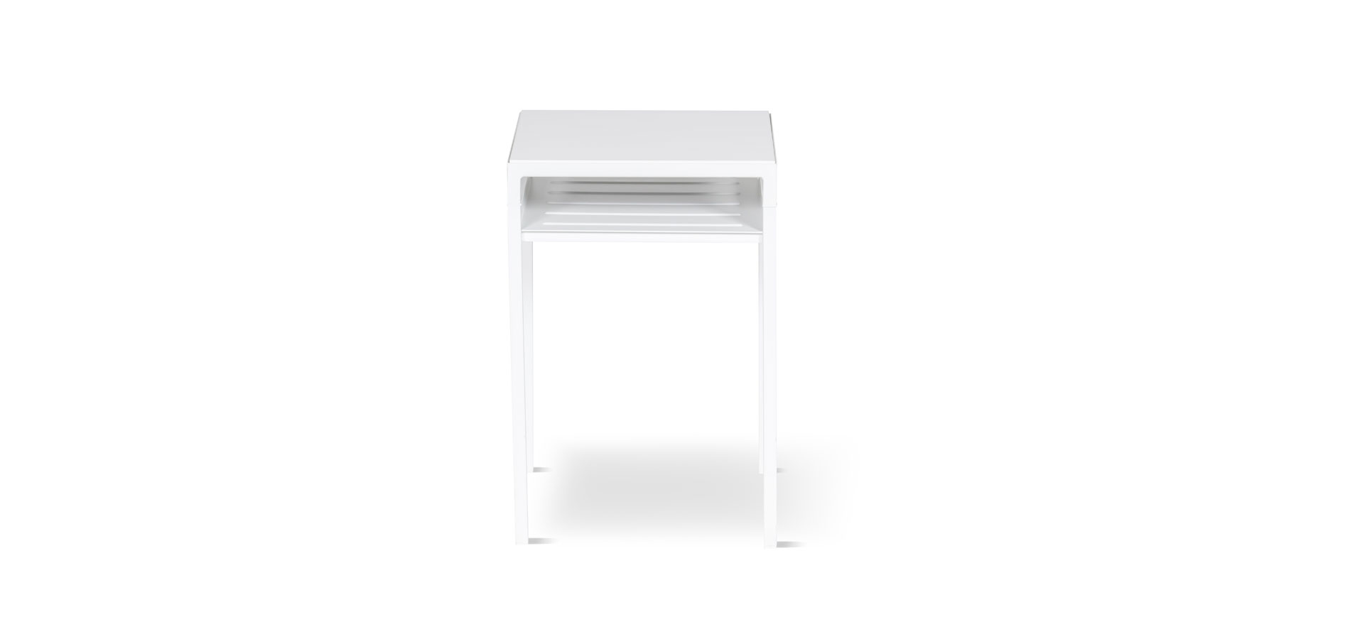 Beistelltisch klein weiß mieten bei Furn4Rent GmbH