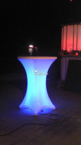 LED-Stehtischbeleuchtung mit Akku für 80cm Stehtis mieten in Chemnitz