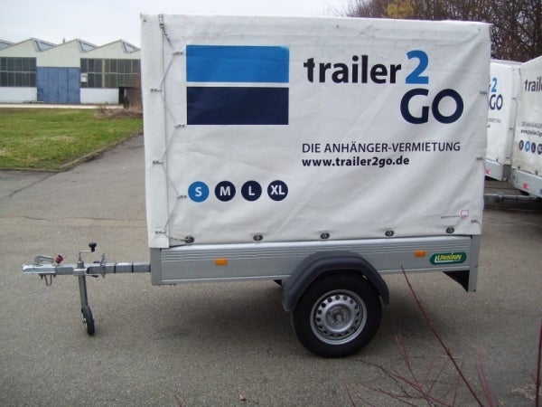 M mit Plane, Allzweckanhänger mit Plane, Anhänger mit Plane 160 cm, 750 kg Zul. Ges. Gewicht – 3