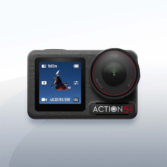 DJI Osmo Action 5 Pro Adventure Combo mieten – Versand deutschlandweit ab 12,50 €/Tag