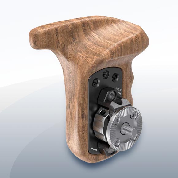 SmallRig Holzgriff links mit Rosette mieten – Versand deutschlandweit ab 6 €/Tag