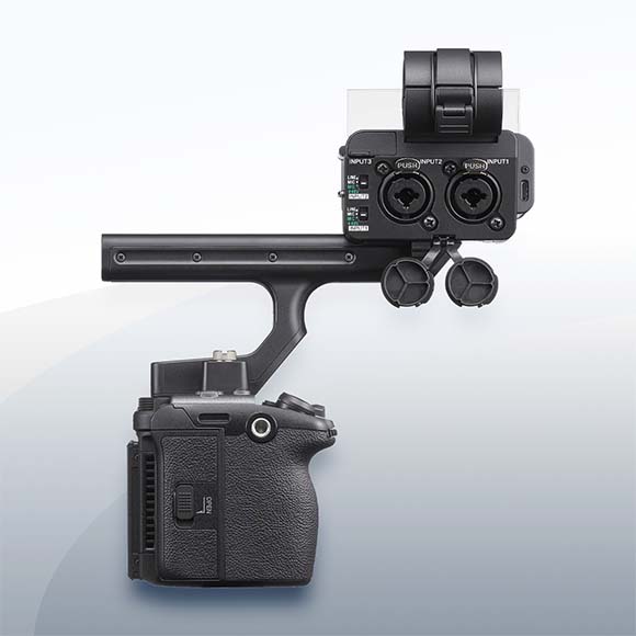 Sony FX5 Cinema Line + XLR-H2 Handgriff mieten – Versand deutschlandweit ab 89,50 €/Tag – 4