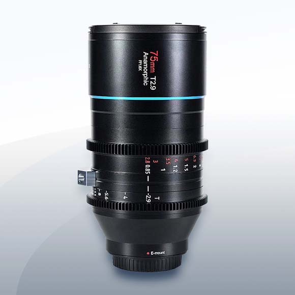 Sirui 75mm T2.9 1.6x Anamorphic (Sony E-Mount) mieten – ab 22 €/Tag
