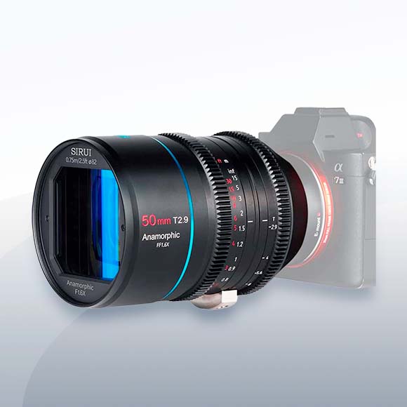 Sirui 50mm T2.9 1.6x Anamorphic (Sony E-Mount) mieten – ab 22 €/Tag – 3