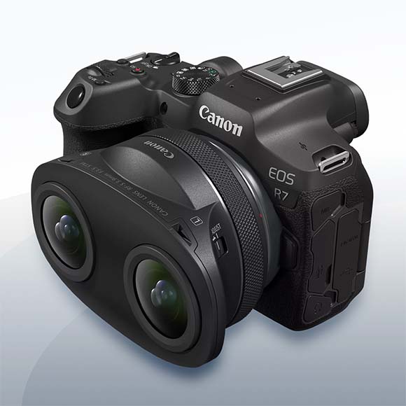 Canon EOS R7 + Canon RF-S 3.9mm F3.5 STM Dual Fisheye mieten – ab 39,50 €/Tag – 2