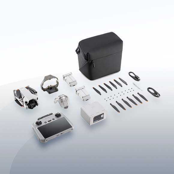 DJI Mini 4 Pro Fly More Combo mit DJI RC2 mieten – Versand deutschlandweit ab 24,50 €/Tag – 4