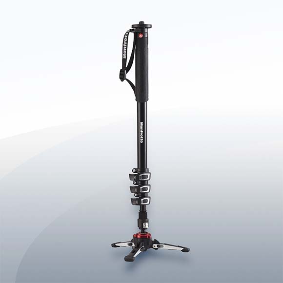 Manfrotto XPRO Video Monopod Einbeinstativ mit Fluid Base mieten – ab 8 €/Tag