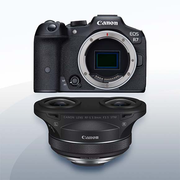 Canon EOS R7 + Canon RF-S 3.9mm F3.5 STM Dual Fisheye mieten – ab 39,50 €/Tag – 5