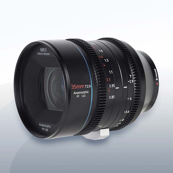 Sirui 35mm T2.9 1.6x Anamorphic (Sony E-Mount) mieten – ab 22 €/Tag – 2