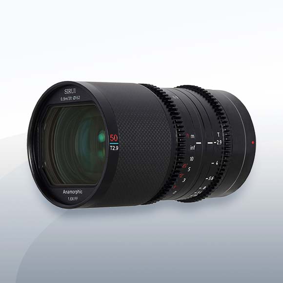 Sirui 50mm T2.9 1.6x Anamorphic Carbon Neutral-Flare (Sony E-Mount) mieten – ab 22 €/Tag – 2