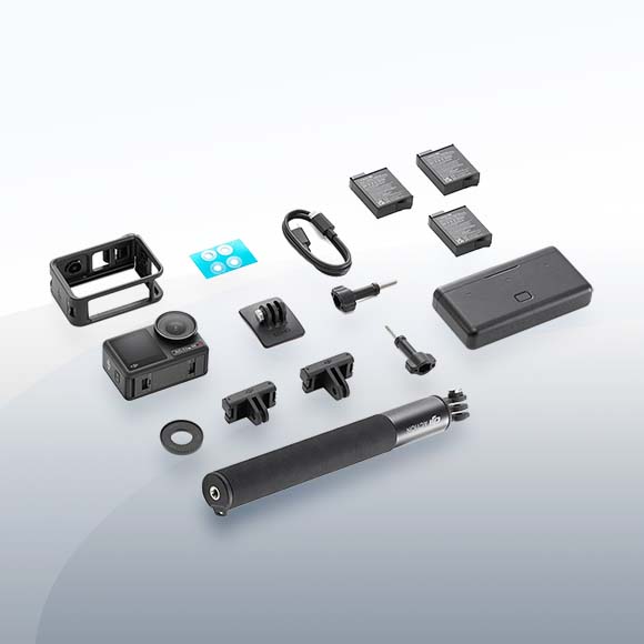 DJI Osmo Action 4 Adventure Combo mieten – Versand deutschlandweit ab 9,50 €/Tag – 4