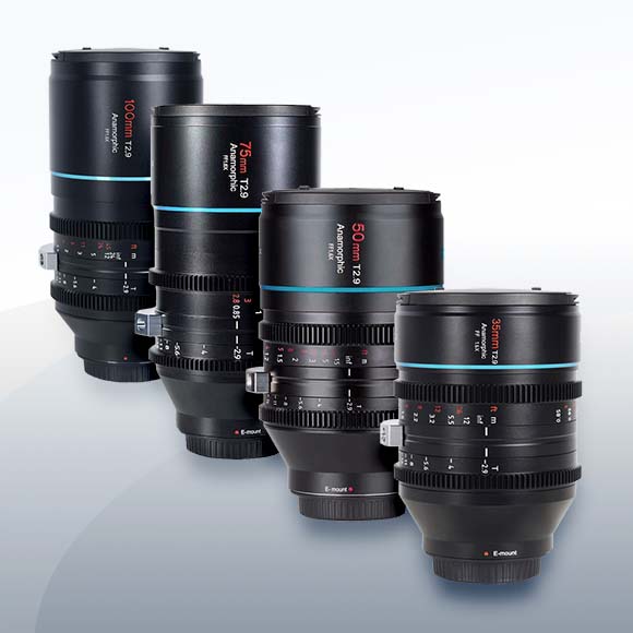 Sirui Anamorphic Objektiv Set Vollformat (Sony E-Mount) mieten – ab 69,50 €/Tag