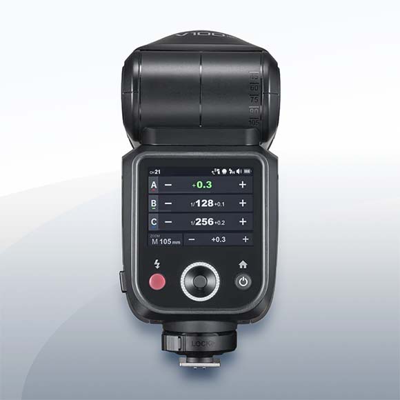 Godox V100F TTL-Aufsteckblitz für Fujifilm mieten – Versand deutschlandweit ab 9,50 €/Tag – 3