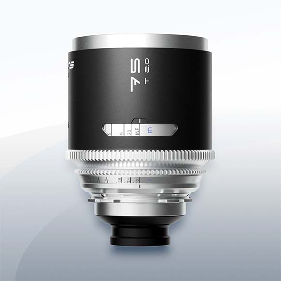 Blazar Mantis 75mm T2 1.33x Anamorphic Amber Flare (Canon EF-Mount) mieten
