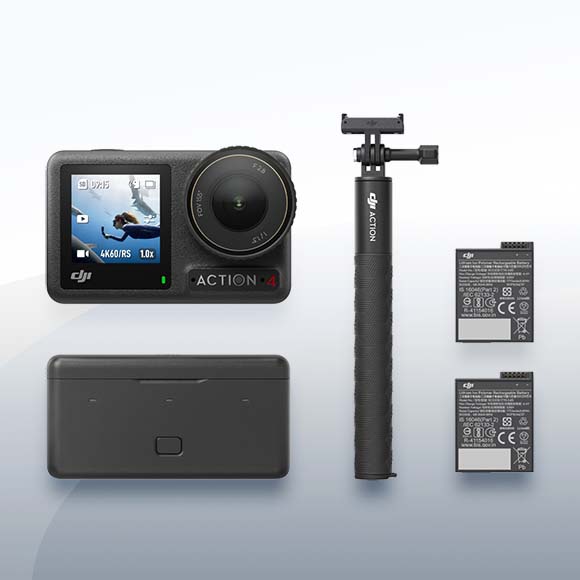 DJI Osmo Action 4 Adventure Combo mieten – Versand deutschlandweit ab 9,50 €/Tag – 3