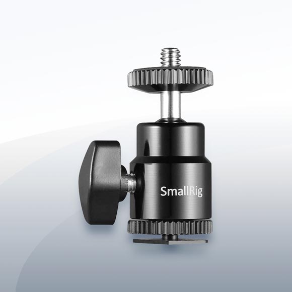 SmallRig Mini Kugelkopf für Blitzschuh-Montage mieten – Versand deutschlandweit ab 1 €/Tag